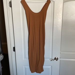 Rust-colored Maternity Midi